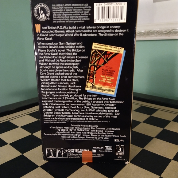 6/$15 the bridge on the river kwai vhr tape - Picture 4 of 5